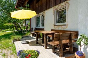 Сад в Ferienhaus Bausch