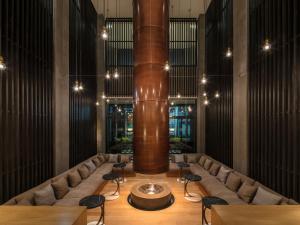 Posezení v ubytování Twin-Line Hotel Karuizawa Japan