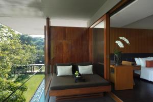 Balkón nebo terasa v ubytování Anantara Chiang Mai Resort