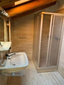 Koupelna v ubytování Ferienwohnung Jalet