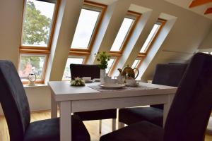Posezení v ubytování Hafenblick Greetsiel