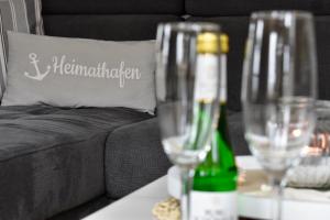 Posezení v ubytování Hafenblick Greetsiel