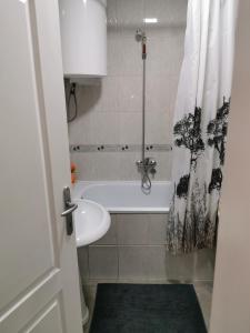 Koupelna v ubytování Apartmani Milica