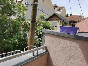 Balkón nebo terasa v ubytování Apartmani Milica
