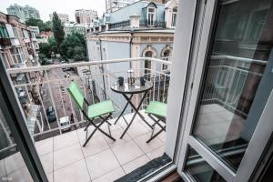 Balkonas arba terasa apgyvendinimo įstaigoje Kyiv Art Apartments near Golden Gate