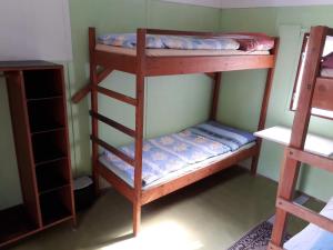 Posteľ alebo postele v izbe v ubytovaní Penzion a Chatový Camp Havraníky u NP Podyjí