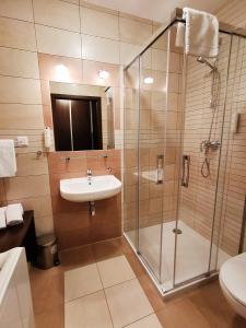 Łazienka w obiekcie Apartamenty Aquarius z Aquacenter