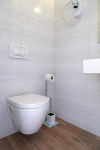 Koupelna v ubytování Milla Rooms