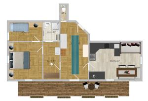 Plan piętra w obiekcie Landhaus Fingerhof