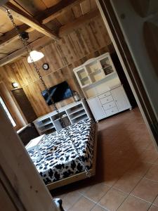 Kuchyňa alebo kuchynka v ubytovaní Apartamenty Góralski DACH NAD GŁOWĄ