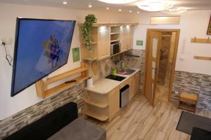 Kuchyňa alebo kuchynka v ubytovaní Apartamenty u Łukasza