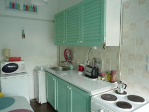 Η κουζίνα ή μικρή κουζίνα στο Zizi Apartman +5 φωτογραφίες