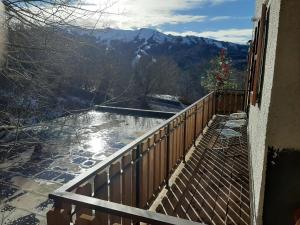 En balkon eller terrasse på Casetta all'Abetone Jacopo e Sabrina