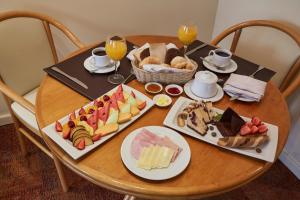 Opciones de desayuno disponibles en Hotel Torremayor Lyon