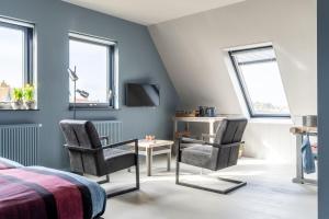 Posezení v ubytování B&B Stil de Tijd