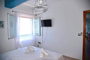 Posteľ alebo postele v izbe v ubytovaní Pogonia Sea View Apartment