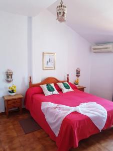 Un pat sau paturi într-o cameră la El Tio Mateo