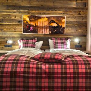 Ein Bett oder Betten in einem Zimmer der Unterkunft Hotel Nuhnetal