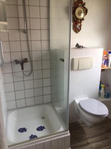 Koupelna v ubytování Ferienwohnung Kahl