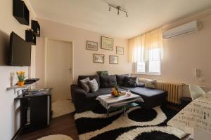 Μια τηλεόραση ή/και κέντρο ψυχαγωγίας στο Sweet Home Danube Liman Apartment