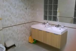 Koupelna v ubytování Byt Kněžice u Vrchlabí