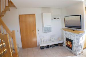 TV/Unterhaltungsangebot in der Unterkunft Ferienwohnung Ostseefeeling 3