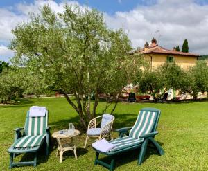 A garden outside Relais Valpolicella B&B