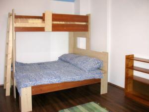 A bed or beds in a room at Ferienhaus Judit