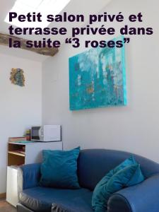 Posezení v ubytování Autan des Couleurs