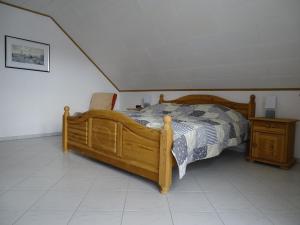 Voodi või voodid majutusasutuse Ferienwohnung Hasetal toas