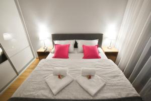 Katil atau katil-katil dalam bilik di Apartman Silver Lux