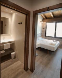 Ett badrum på Casa Nahia Hostal Rural