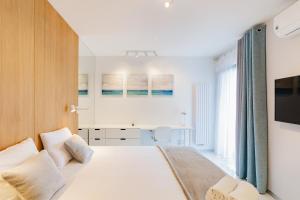 Posteľ alebo postele v izbe v ubytovaní Odra View Apartments III
