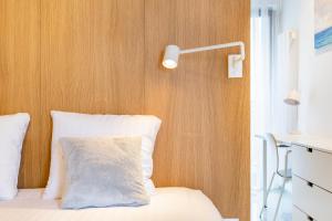 Posteľ alebo postele v izbe v ubytovaní Odra View Apartments III