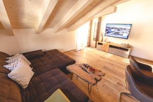 TV a/nebo společenská místnost v ubytování Die Gipfelresidenz