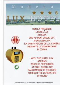 モデナにあるHotel Luxのロンドンアイスアウトのポスター