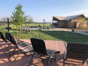 Zahrada ubytování Szálka Glamping