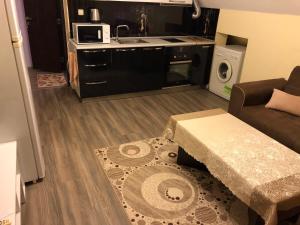 A kitchen or kitchenette at Anfid Apartments
