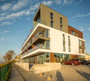 Budynek, w którym mieści się apartament