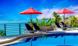 Bazén v ubytování Play Phala Beach Rayong nebo v jeho okolí