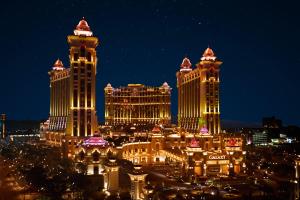 Linna Macau üldine vaade või majutusasutusest Galaxy Macau pildistatud vaade
