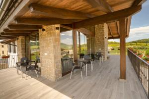 Balkón nebo terasa v ubytování Casa Nahia Hostal Rural