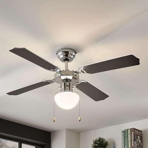 a ceiling fan with a light on a ceiling at Economou Mansion in Spetses