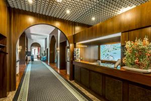 Lobbyn eller receptionsområdet på Grand Hotel Europe