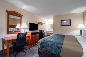 Econo Lodge Inn & Suites Cayce 객실 침대