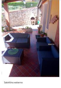 Posezení v ubytování B&b L'Oasi del Vulture