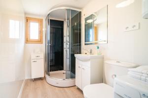 A bathroom at Salaš Syrex