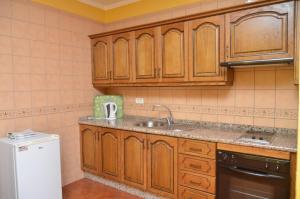Kuchnia lub aneks kuchenny w obiekcie Yuremar La Puntilla Apt 3