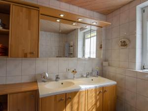 Koupelna v ubytování Haus Harter