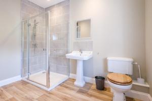 Et badeværelse på The Dower Cottage